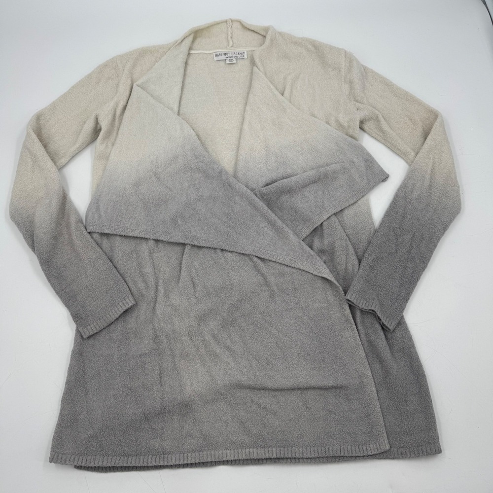 Barefoot Dreams Bamboo Chic Lite Ombre Cardigan Cozy‎ Wrap Sweater S M